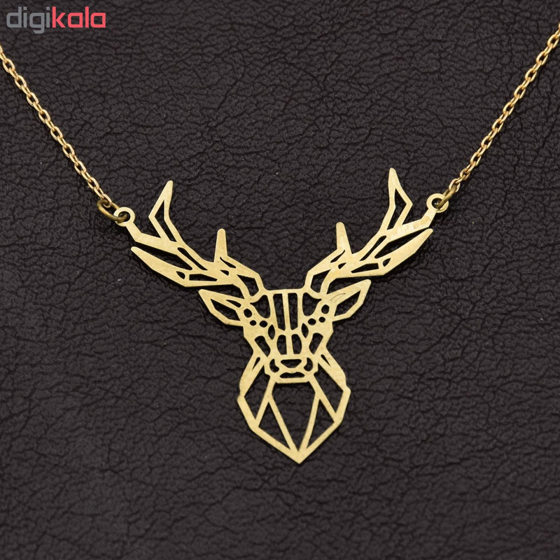 گردنبند زنانه طرح گوزن کد A141