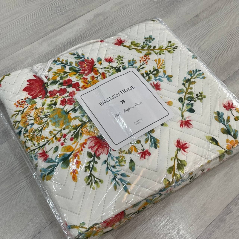 روتختی انگلیش هوم مدل Boho Flowers دو نفره سایز 220x200 سانتی متر