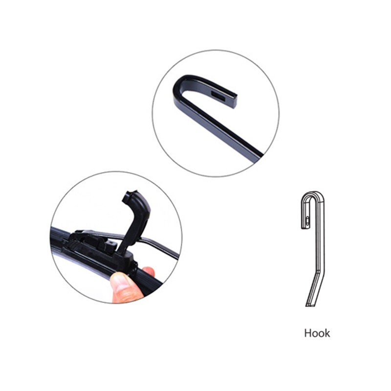  تیغه برف پاک‌کن پاسیکو مدل FLAT PRO مناسب برای پراید هاچبک بسته 2 عددی