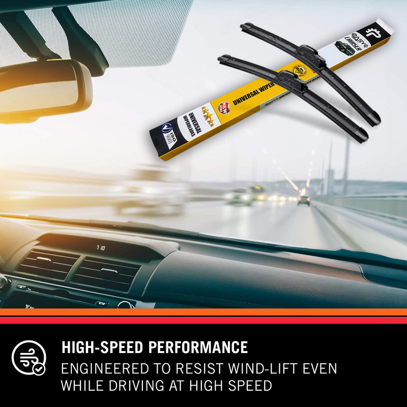  تیغه برف پاک‌کن پاسیکو مدل FLAT PRO مناسب برای پراید هاچبک بسته 2 عددی