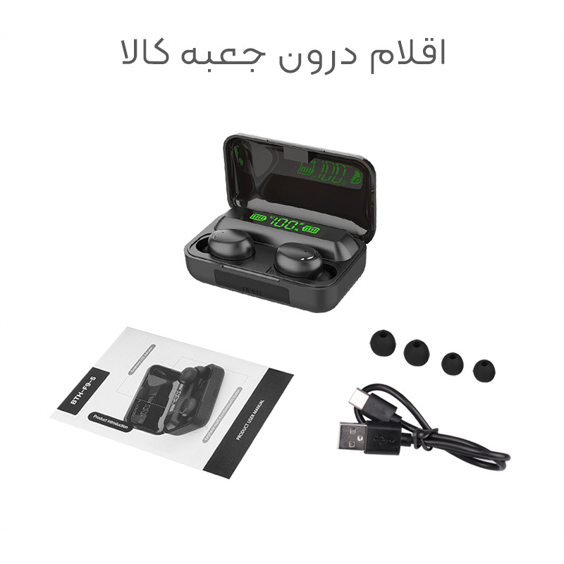 ایرباد بی سیم طرح اسپرت مدل TWS F9-5