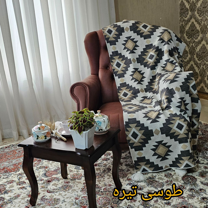 شال مبل و تخت مدل فروغ سایز 140×175 سانتی متر 