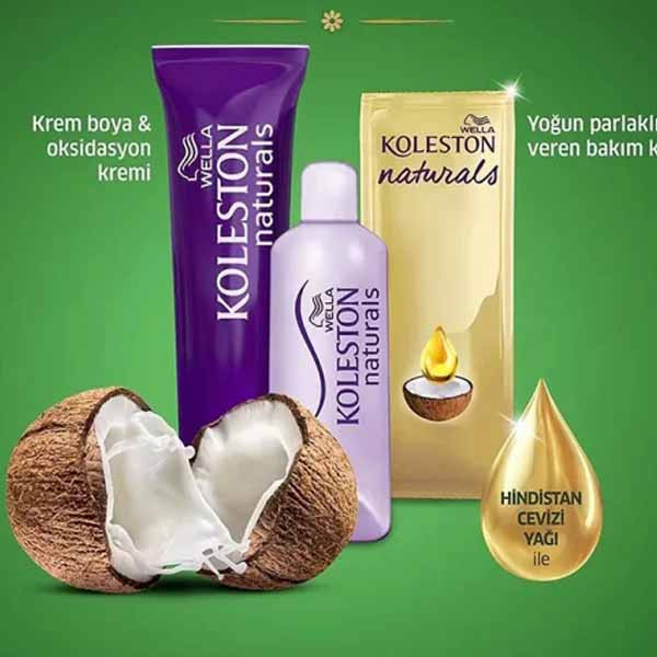 کیت رنگ مو ولا سری Naturals شماره 6.0  حجم 50 میلی لیتر رنگ قهوه ای کاراملی