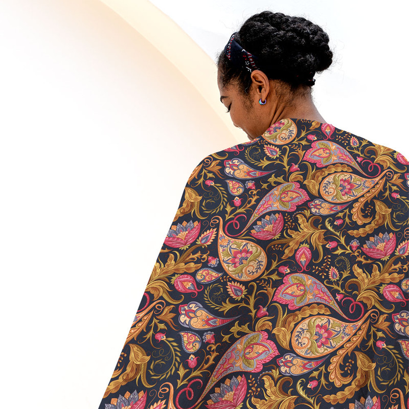 شال مبل مدل بته جقه کد F2SH1080 سایز 98x180 سانتی متر