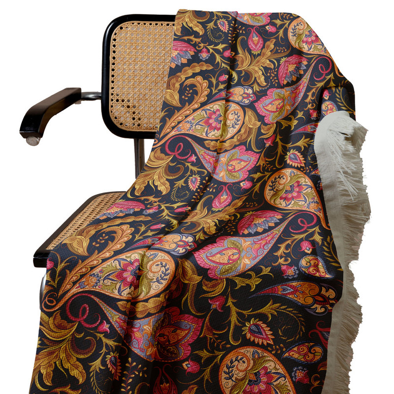 شال مبل مدل بته جقه کد F2SH1080 سایز 98x180 سانتی متر