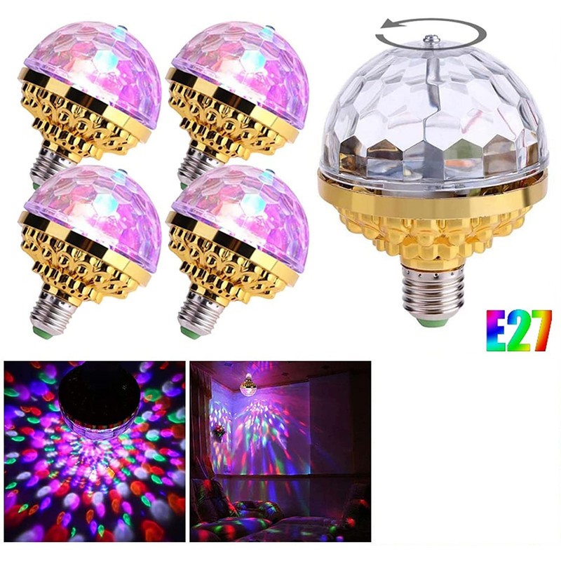  رقص نور مدل گردان کد FULL ROTATING LAMP E27