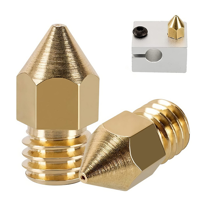 نازل پرینتر سه بعدی مدل MK8 کد brass06