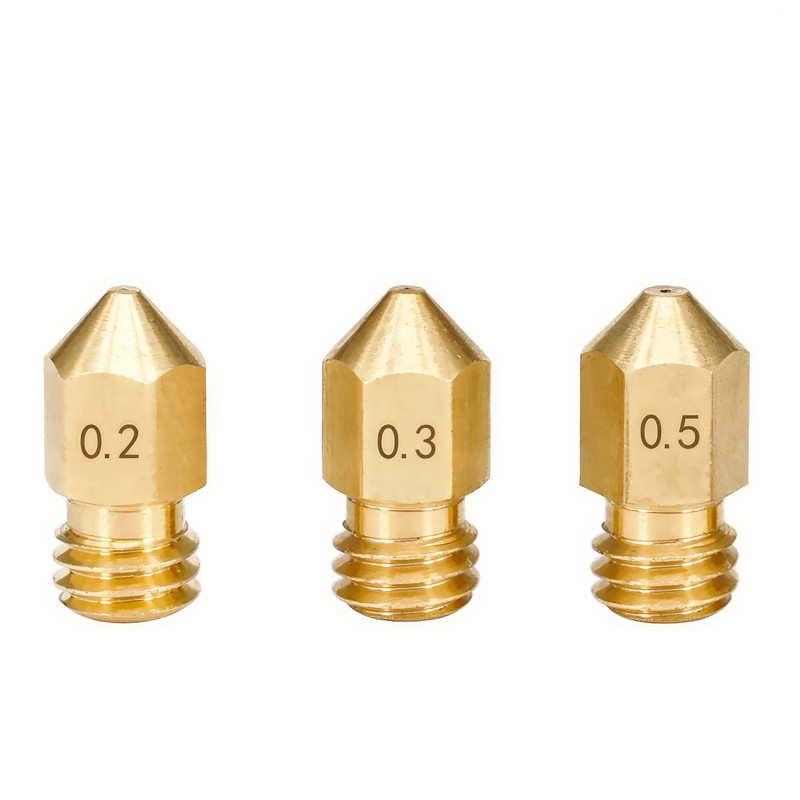 نازل پرینتر سه بعدی مدل MK8 کد brass06