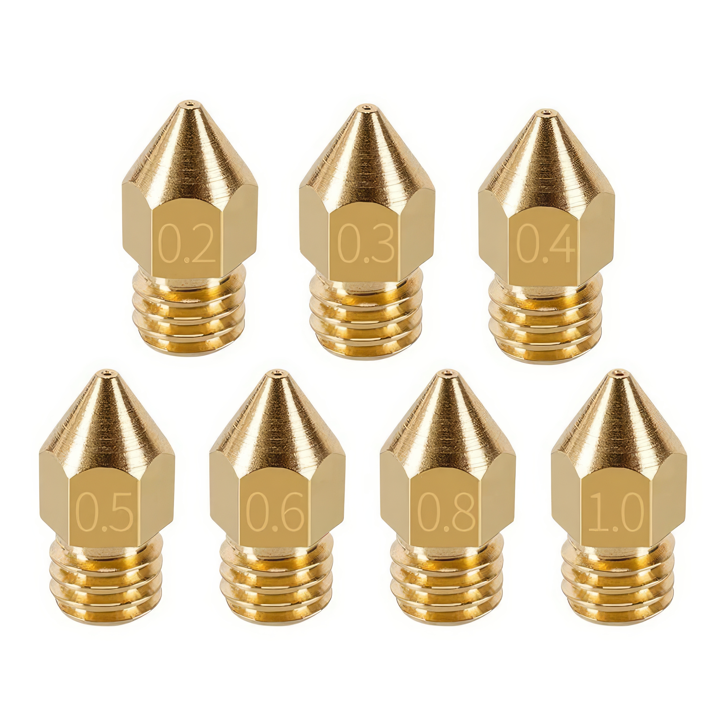 نازل پرینتر سه بعدی مدل MK8 کد brass06