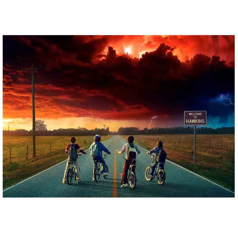 تابلو شاسی طرح سینما مدل Stranger Things کد A182