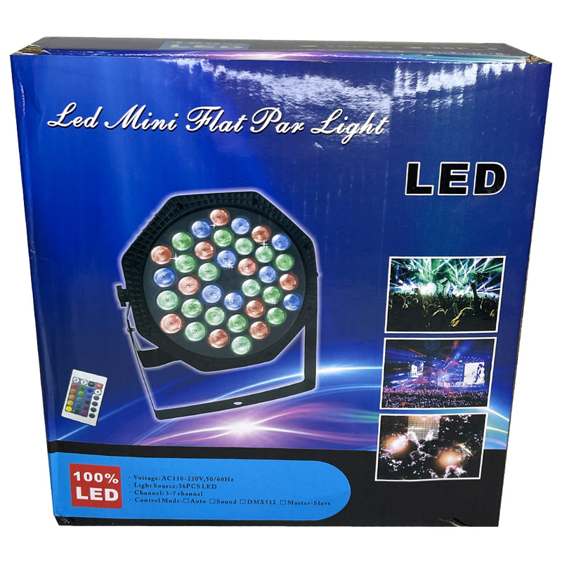 فلاشر رقص نور مدل LED MINI FLAT PAR LIGHT