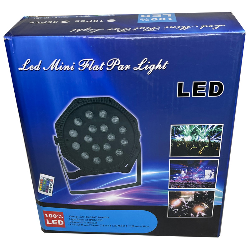 فلاشر رقص نور مدل LED MINI FLAT PAR LIGHT