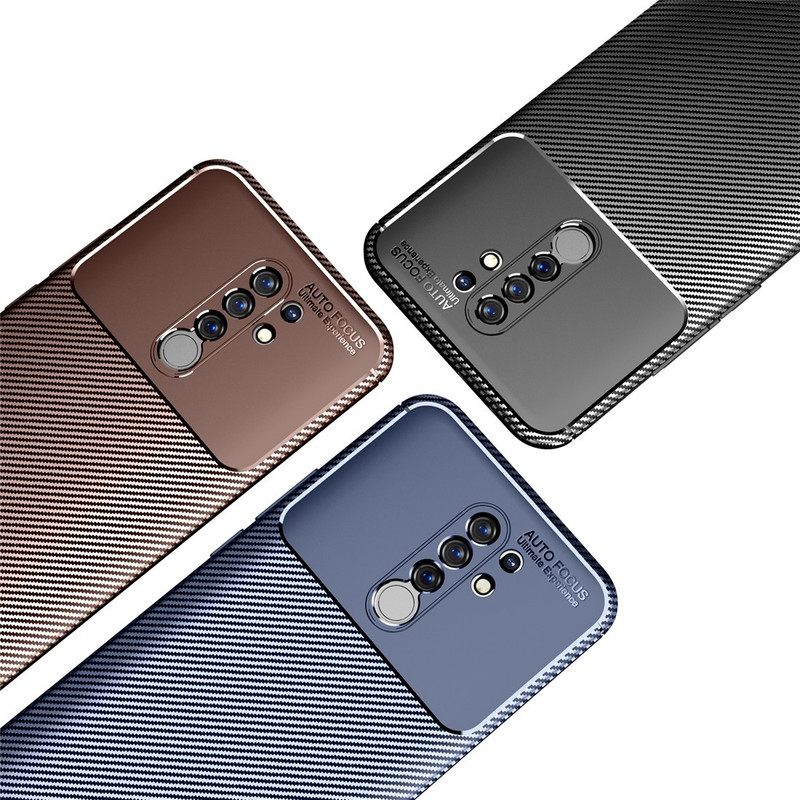 کاور لوکسار مدل Carbon Fiber مناسب برای گوشی موبایل شیائومی Redmi 9 / 9 Prime / Poco M2