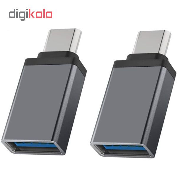 مبدل OTG USB-C مدل tipc-3 بسته دو عددی