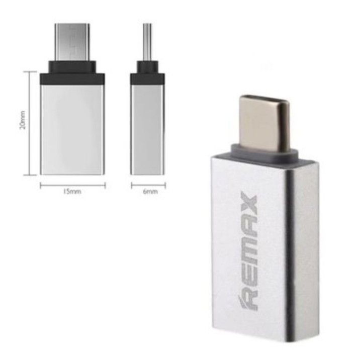 مبدل USB OTG به USB-C ریمکس مدل PLUS_3.0