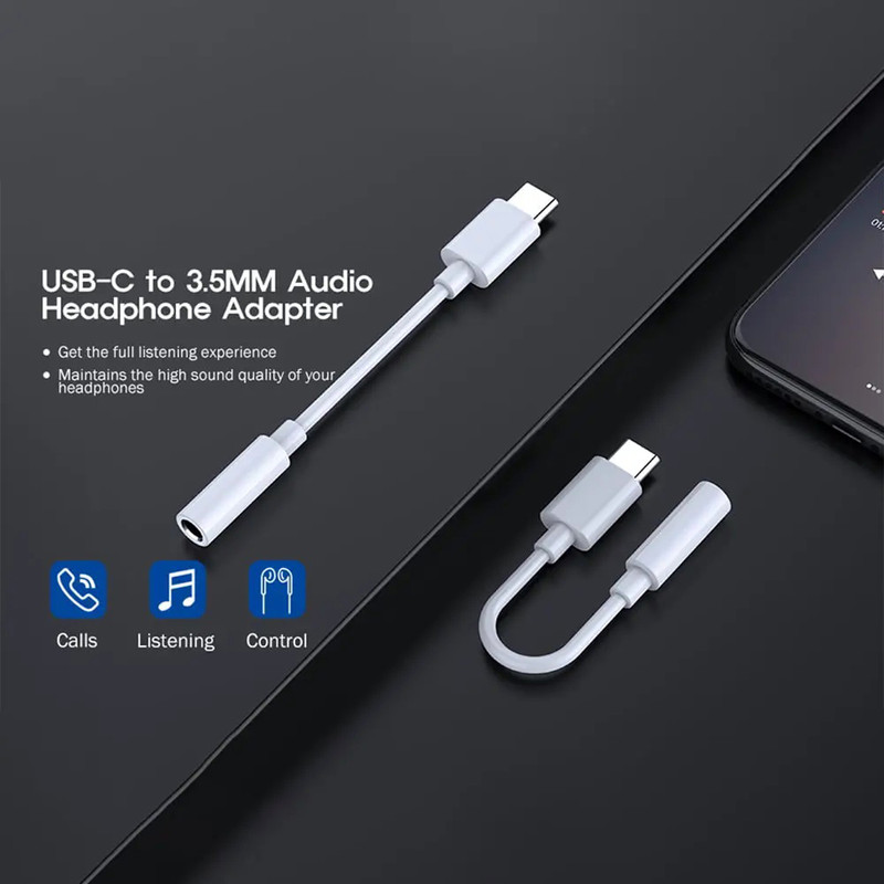 کابل تبدیل USB-C به جک 3.5 میلی متری اکسسوری سیتی مدل JTC