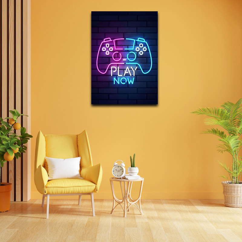 تابلو شاسی مدل گیمینگ طرح نئون کد 58