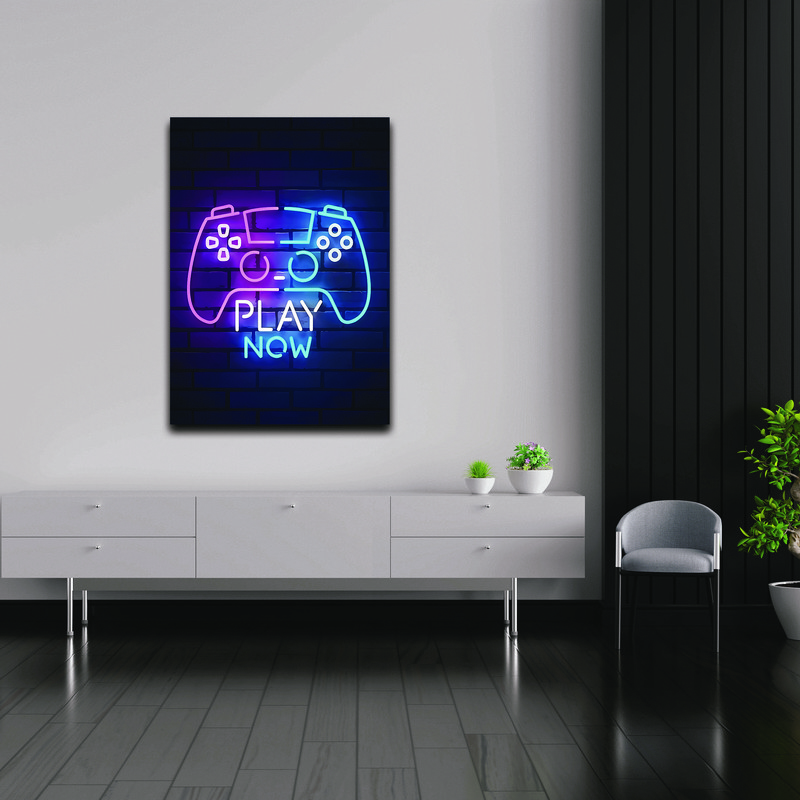 تابلو شاسی مدل گیمینگ طرح نئون کد 58