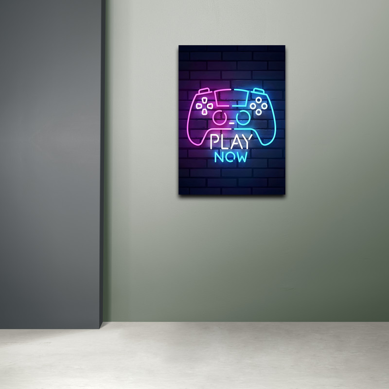 تابلو شاسی مدل گیمینگ طرح نئون کد 58