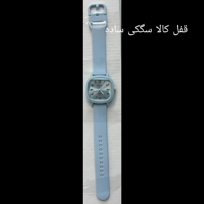 ساعت مچی عقربه ای بولون مدل بند پیو ضد آلرژی شیشه تراش 4
