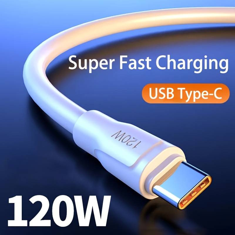 کابل شارژ USB به microUSB مدل FAST 120W طول 1 متر