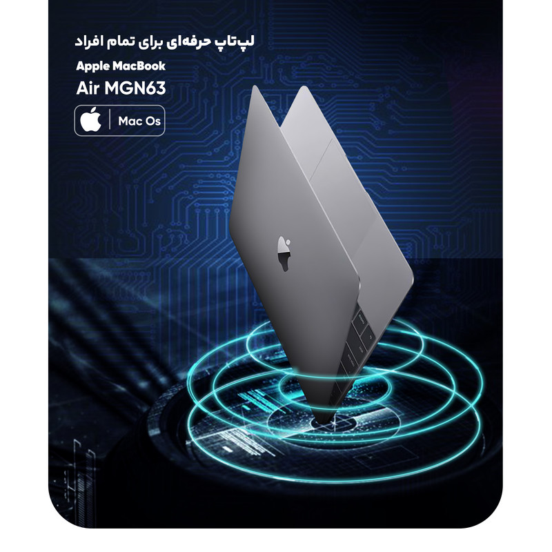 لپ تاپ 13.3 اینچی اپل مدل MacBook Air MGN63 2020 