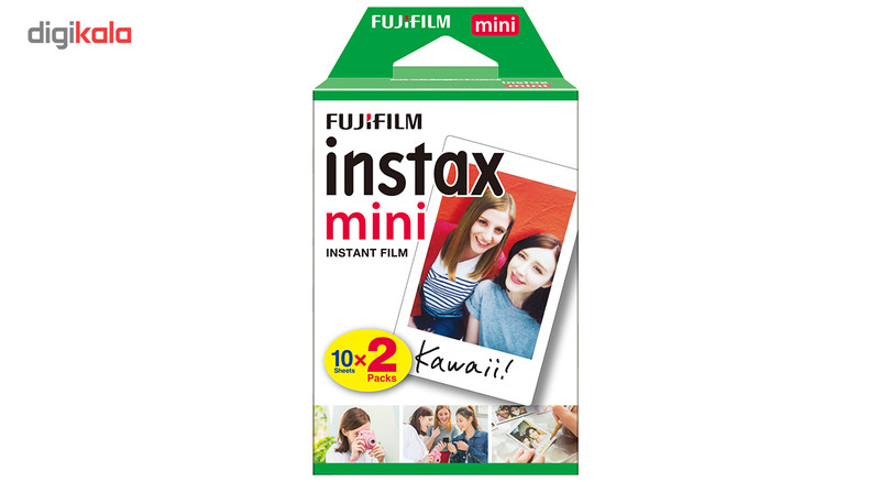 فیلم چاپ سریع مخصوص دوربین فوجی فیلم مدل 2×Instax mini 10