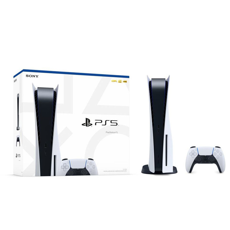 کنسول بازی سونی مدل PlayStation 5 ظرفیت 825 گیگابایت ریجن 1216A اروپا به همراه دسته اضافه و پایه شارژر