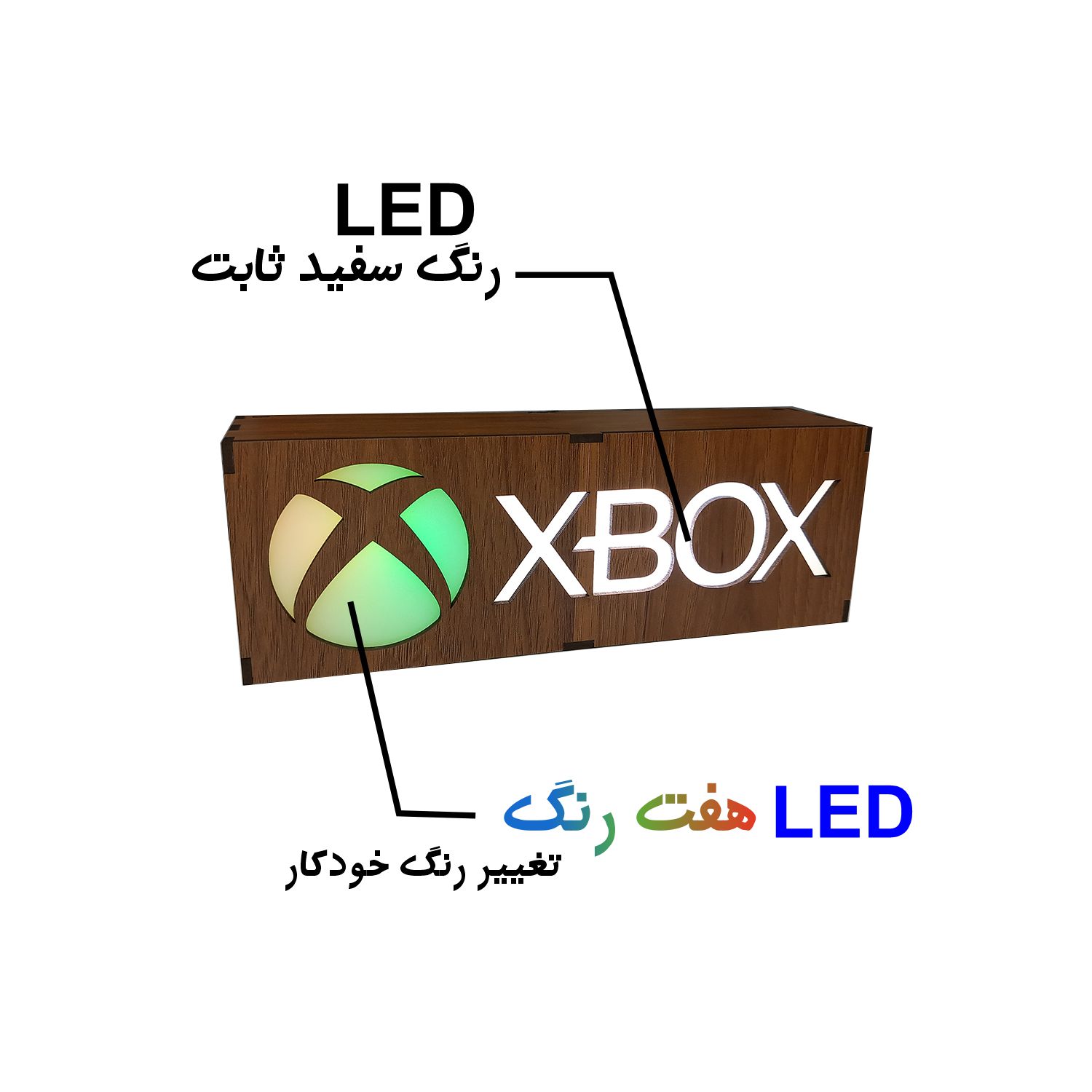 آیکون لایت طرح XBOX مدل Box-S