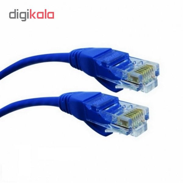 کابل شبکه CAT5 ای ام پی مدل BBK طول 10 متر