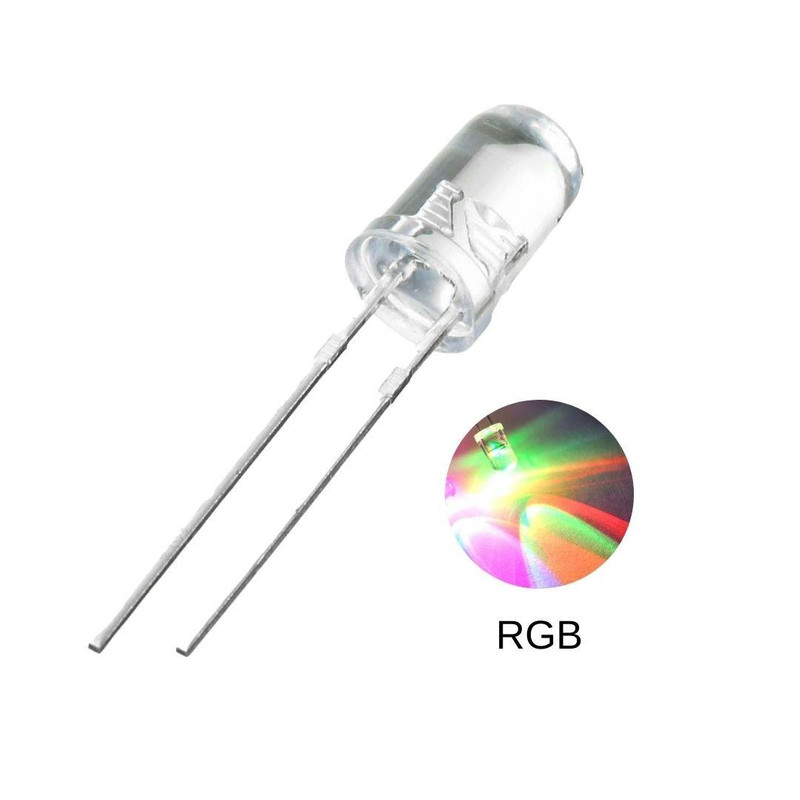 دیود ال ای دی مدل RGB بسته 20 عددی