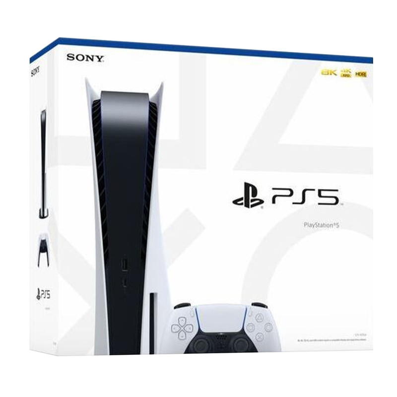 کنسول بازی سونی مدل PlayStation 5 ظرفیت 825 گیگابایت 1216A اروپا به همراه دسته اضافی و پایه شارژر و هدست