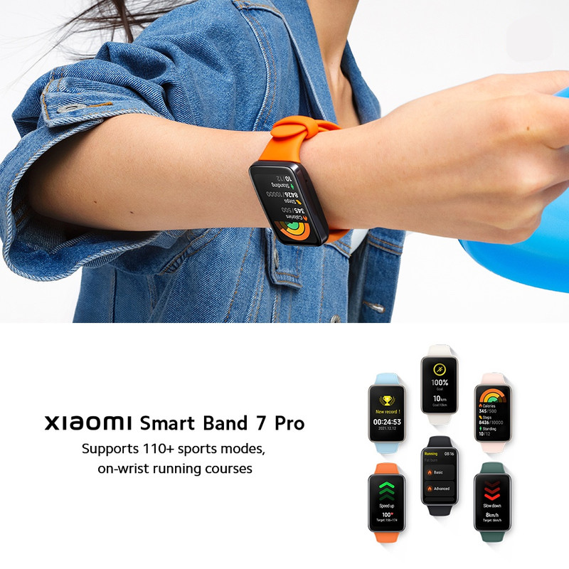 مچ بند هوشمند شیائومی مدل mi Band 7 Pro - چین 