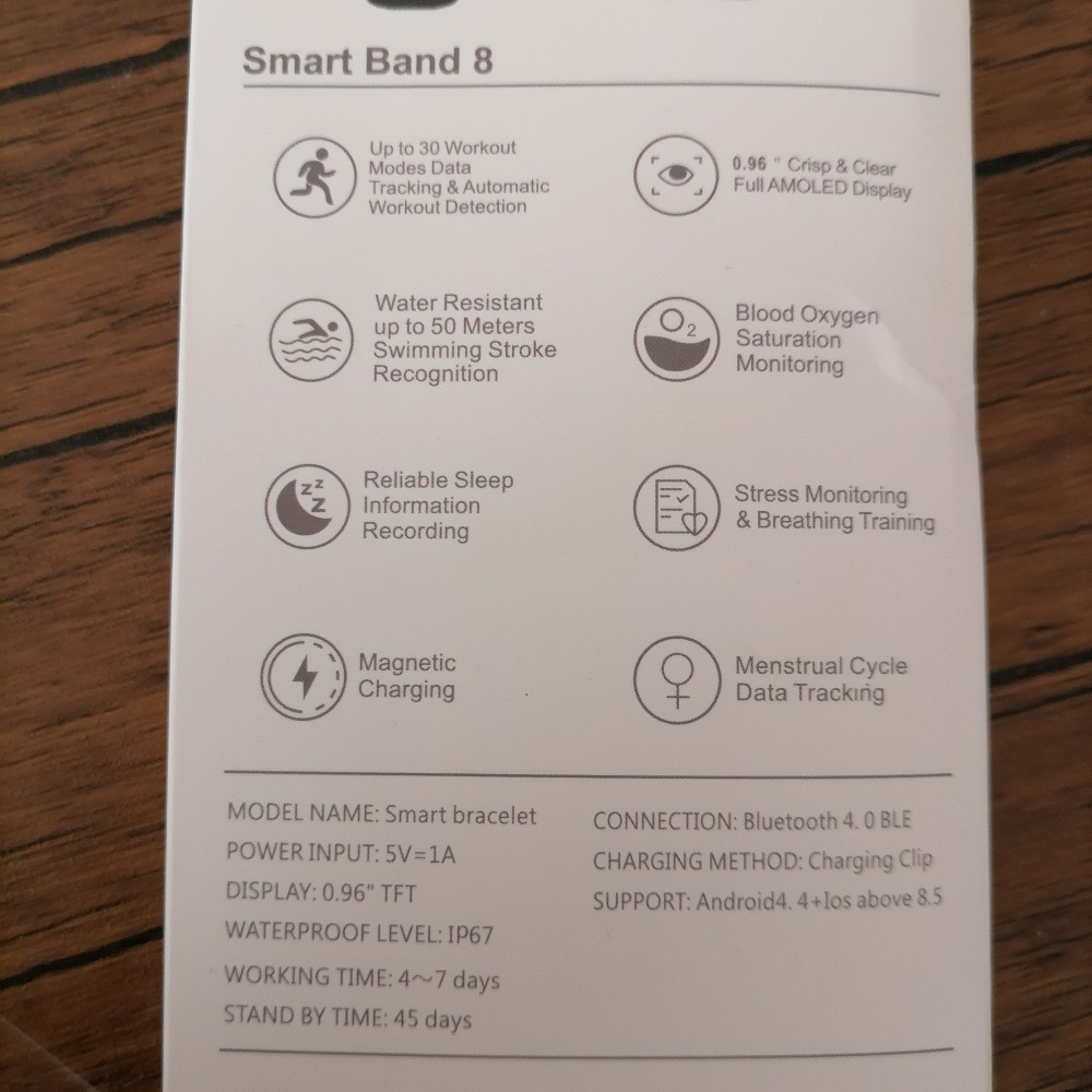 مچ بند هوشمند مدل Smart band m8