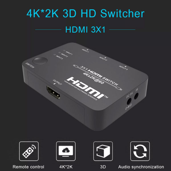 سوئیچ 3 پورت HDMI فرانت مدل FN-S231