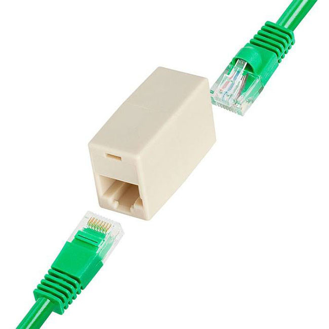 مبدل افزایش طول RJ45  مدل 009 بسته 5 عددی