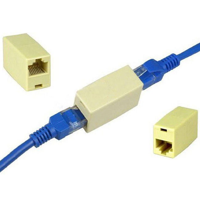 مبدل افزایش طول RJ45  مدل 009 بسته 5 عددی