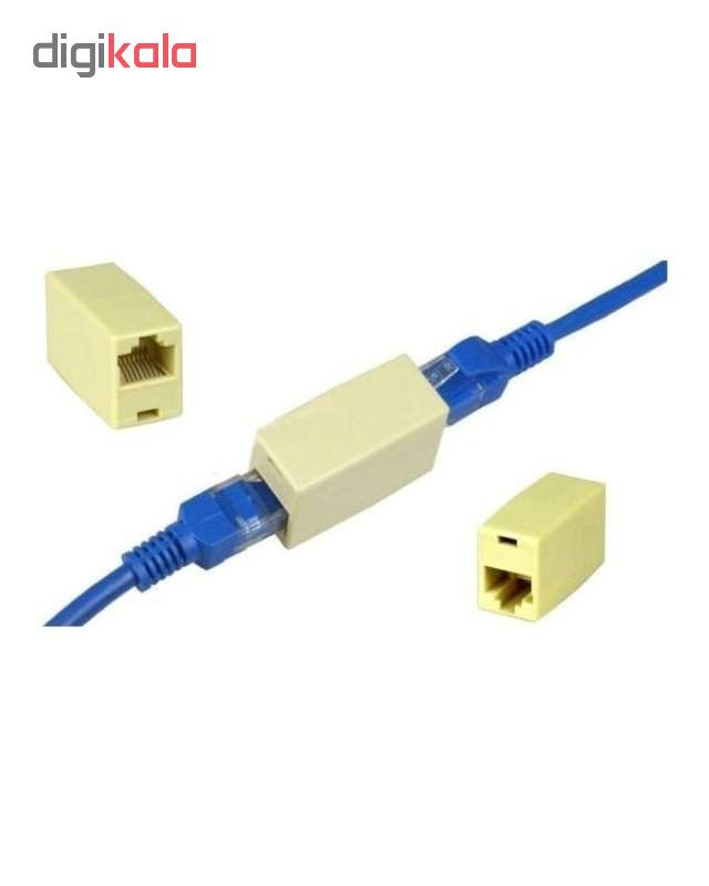 مبدل افزایش طول RJ45 مدل کوپلر بسته 10 عددی