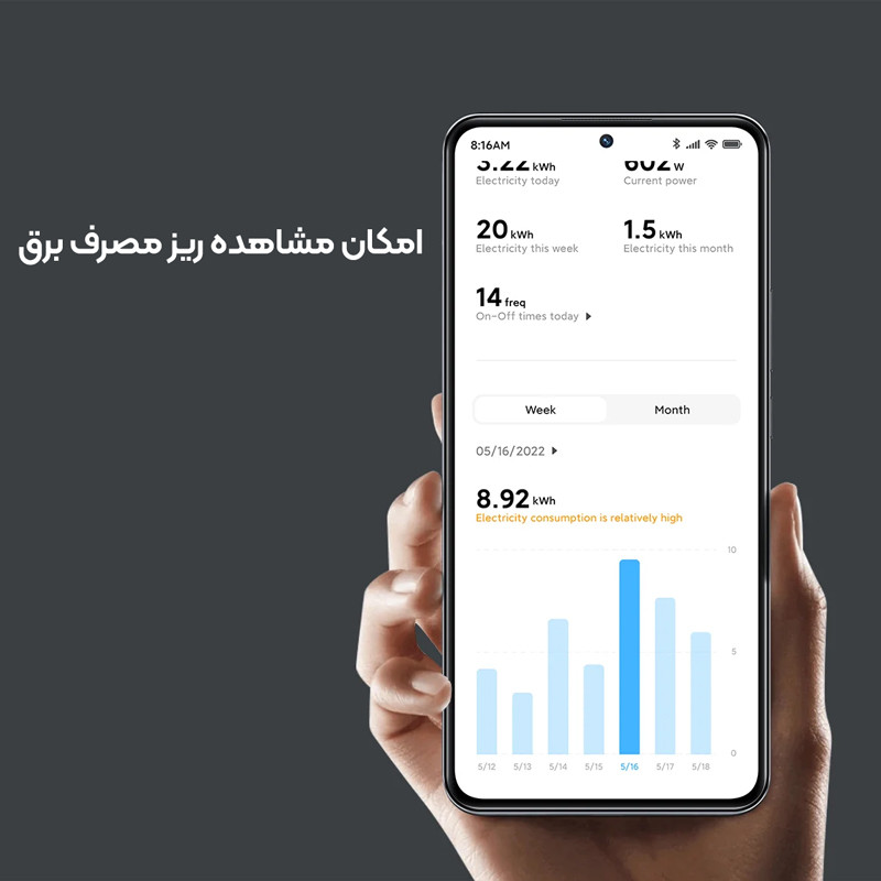 پریز هوشمند شیائومی مدل ZNCZ302KK