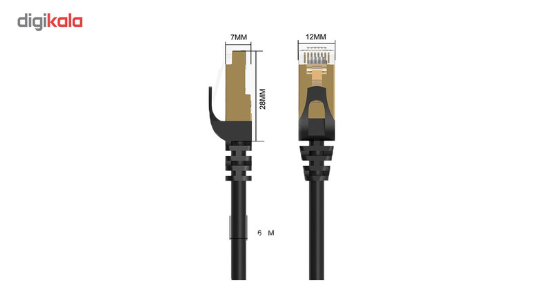 کابل شبکه CAT7 اوریکو مدل PUG-C7 طول 8 متر