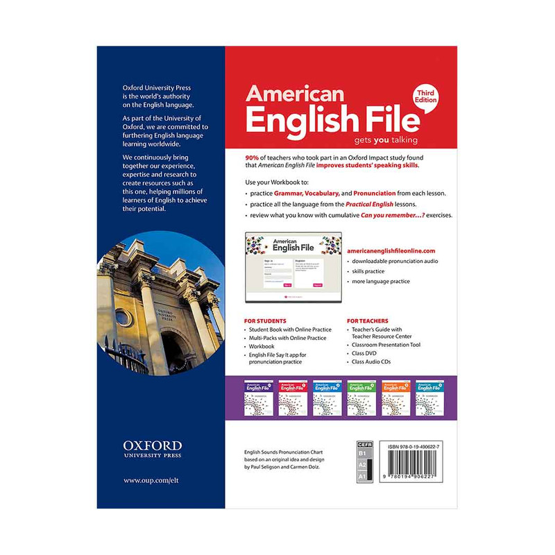 کتاب American English File 1 اثر جمعی از نویسندگان انتشارات Oxford