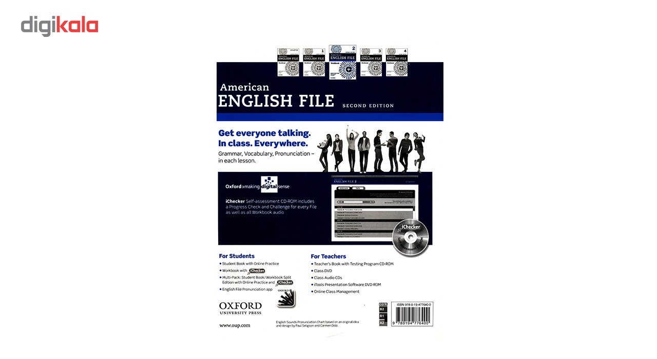 کتاب 2 American English File اثر کریستینا لاثام - دو جلدی