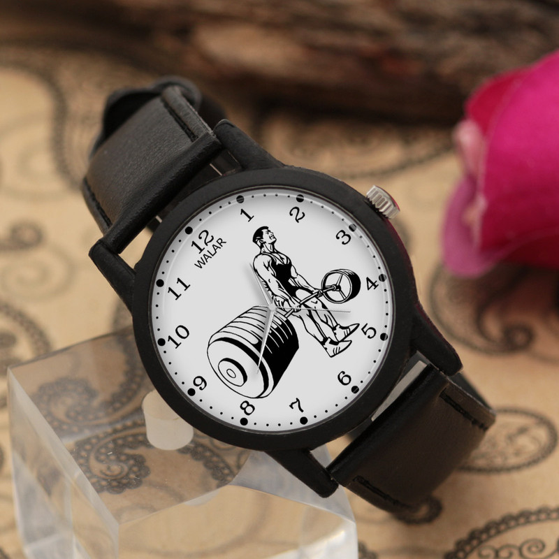 ساعت مچی عقربه ای مردانه والار طرح پاورلیفتینگ کد LF2222