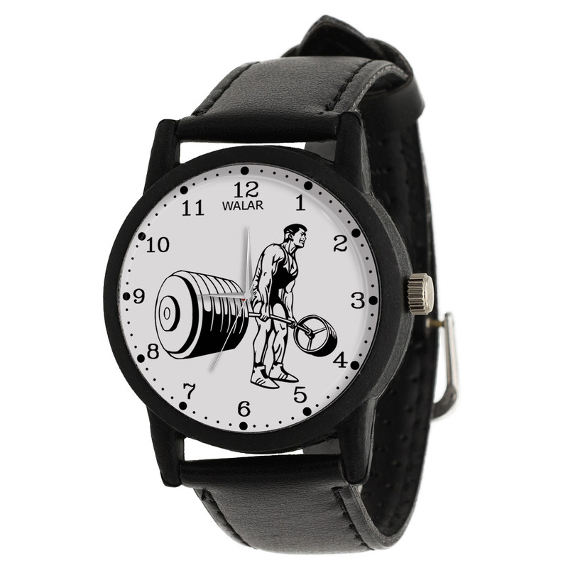 ساعت مچی عقربه ای مردانه والار طرح پاورلیفتینگ کد LF2222