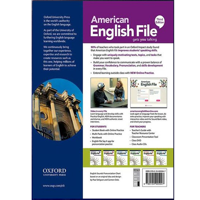 کتاب American English File 3rd Edition Starter اثر جمعی از نویسندگان انتشارات هدف نوین