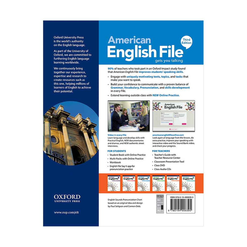 کتاب American English File 2 3rd edition اثر جمعی از نویسندگان انتشارات اکسفورد 