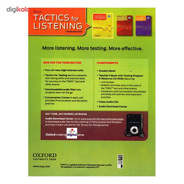 کتاب زبان Basic Tactics For Listening Third Edition