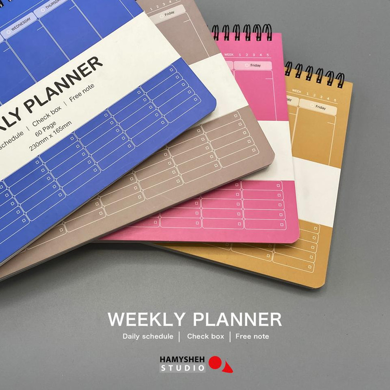 دفتر برنامه ریزی همیشه مدل Weekly Planner