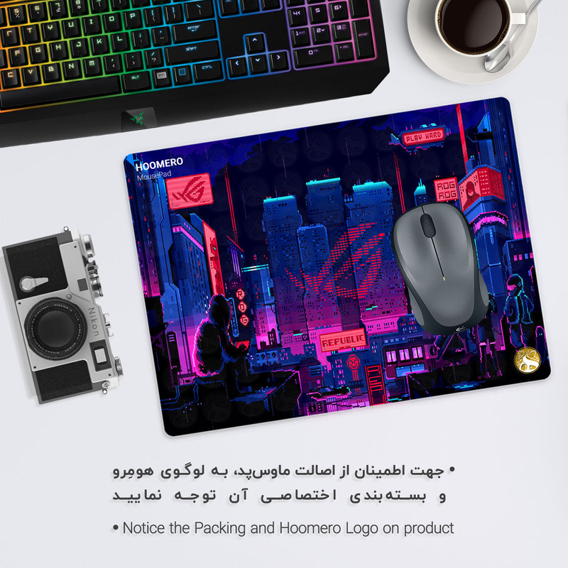 ماوس پد هومرو مدل A2671 طرح Asus Computer hardware company