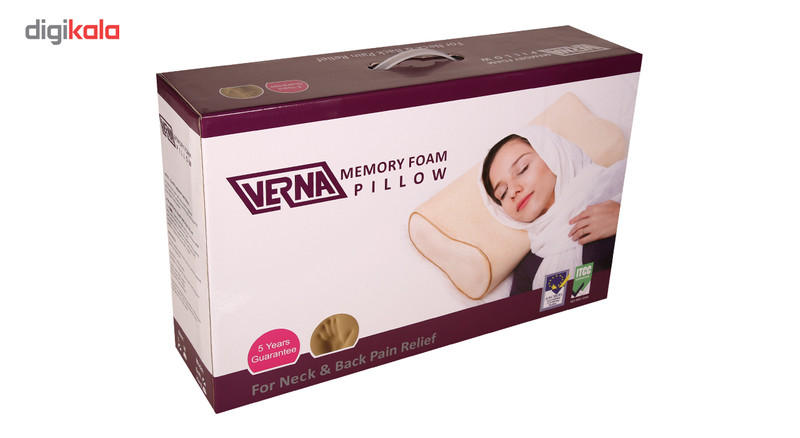 بالش طبی ورنا مدل MEMORY FOAM سایز L